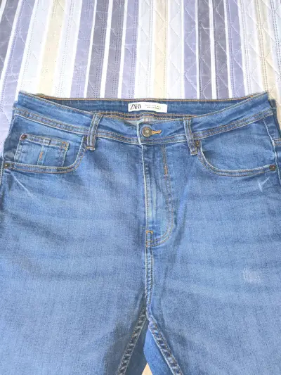 🔵👖Jeans Skinny Cropped ZARA🔵 - miniatura 3