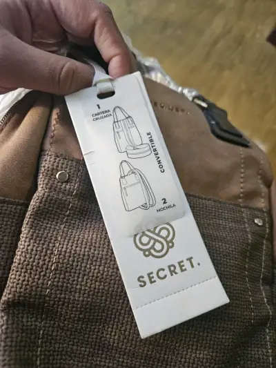 Mochila café nueva secret (pequeña) - miniatura 4