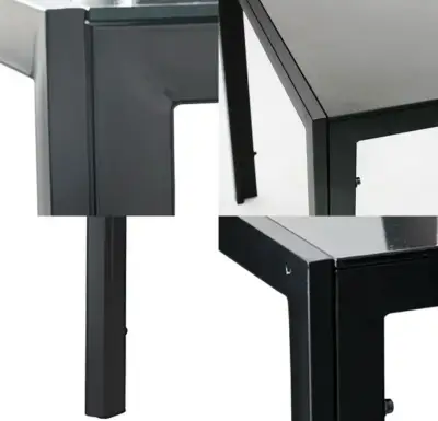 Conjunto comedor negro 6 sillas - miniatura 2