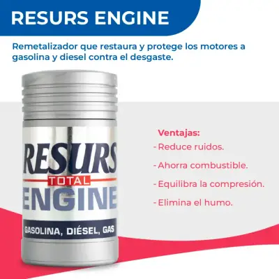 Aditivo RESURS Total Engine 50 gr Remetaliza y Res - miniatura 1