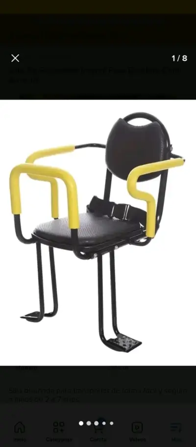 Silla de bicicleta para niños - miniatura 1