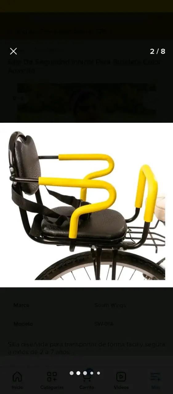 Silla de bicicleta para niños - 2