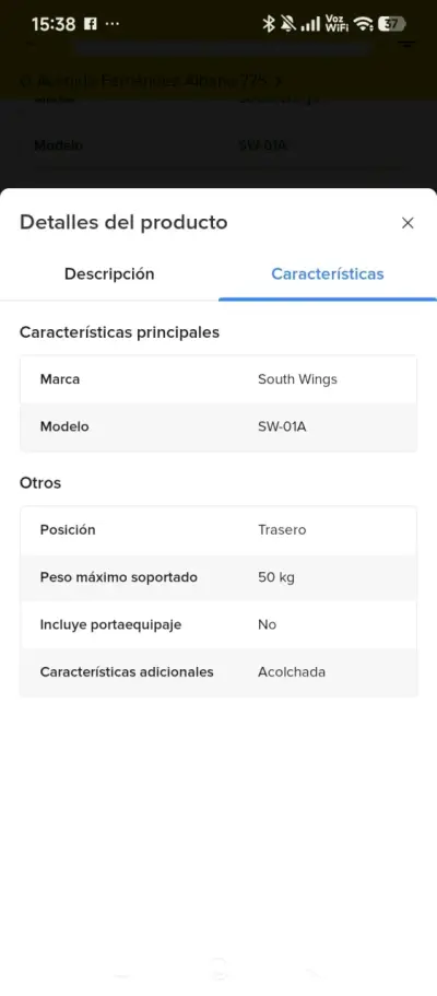 Silla de bicicleta para niños - miniatura 5