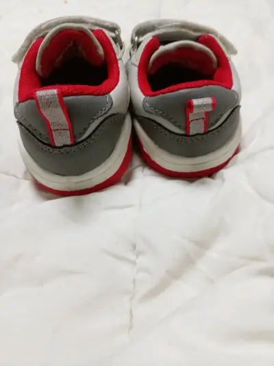 Zapatillas Bubblegummers gris y rojo - miniatura 3