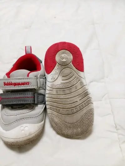 Zapatillas Bubblegummers gris y rojo - miniatura 4