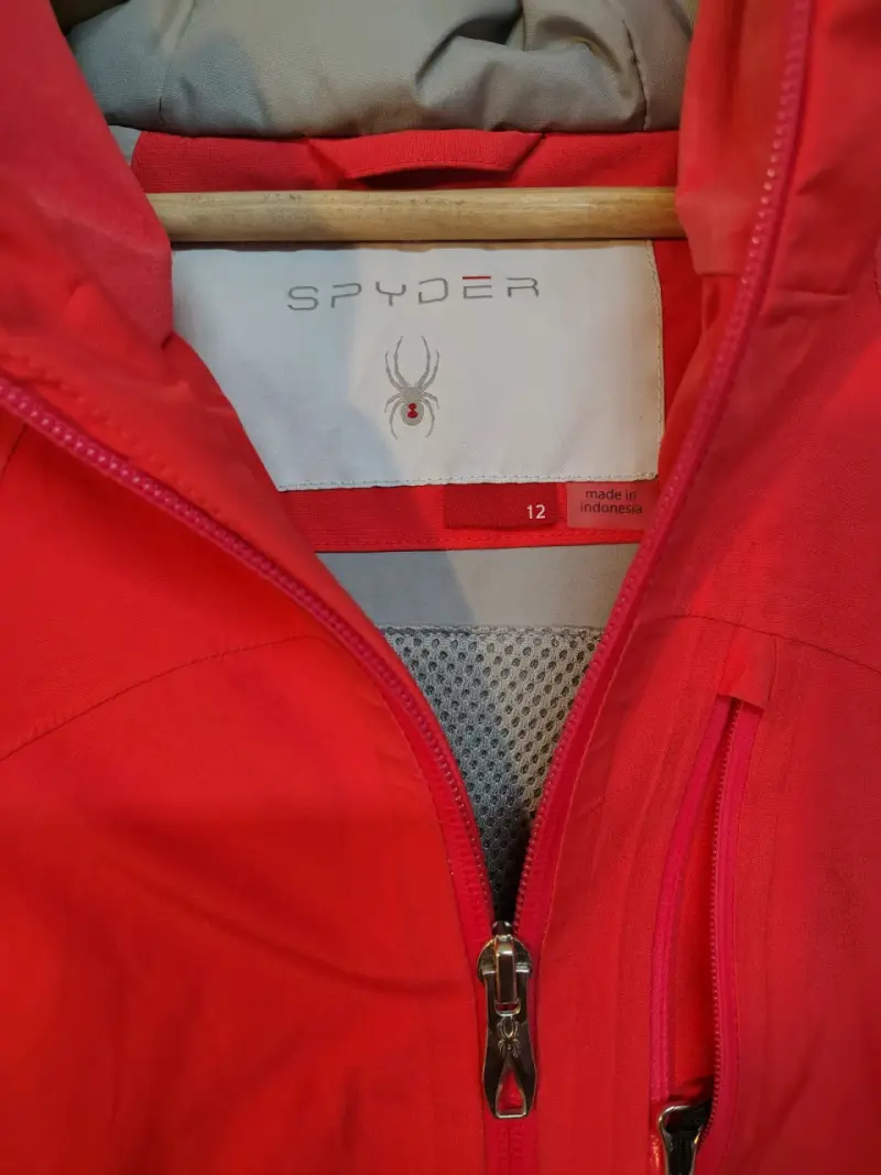 Chaqueta impermeable roja Spyder - 2