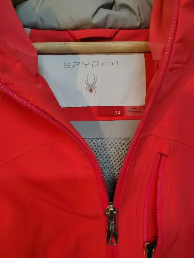 Chaqueta impermeable roja Spyder - miniatura 2