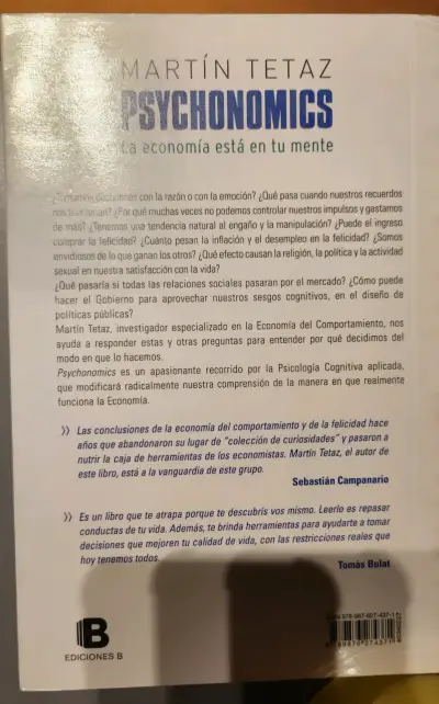 Libro Psychonomics de Martín Tetaz - miniatura 2