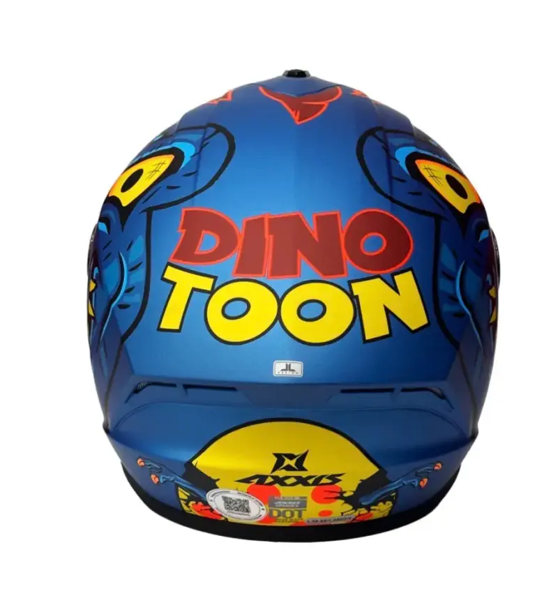 Casco integral Axxis azul diseño - 2