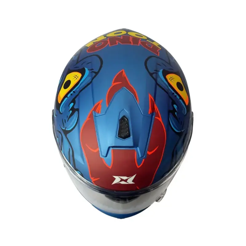Casco integral Axxis azul diseño - 3