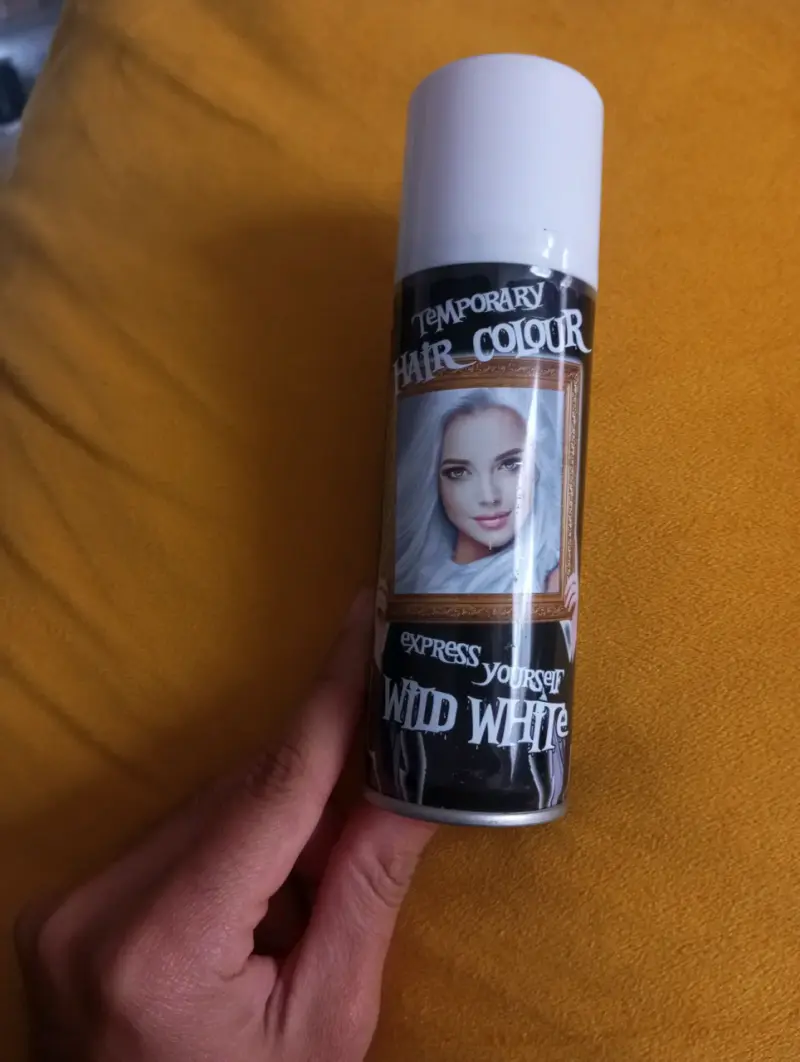 Spray Pelo Blanco Temporal 125ml - Importado nuevo - 1