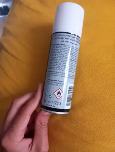 Spray Pelo Blanco Temporal 125ml - Importado nuevo - miniatura 2