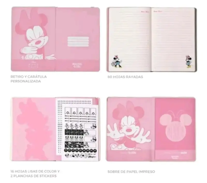 Libreta Disney Minnie Mouse - 3