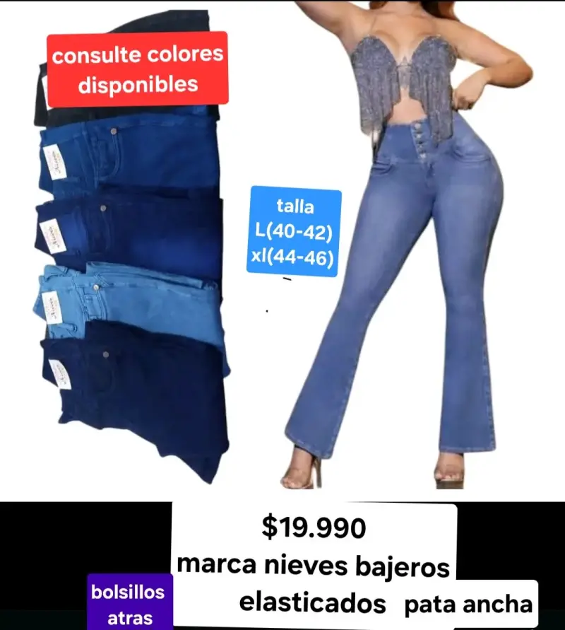 Jeans acampanados Nieves - 5
