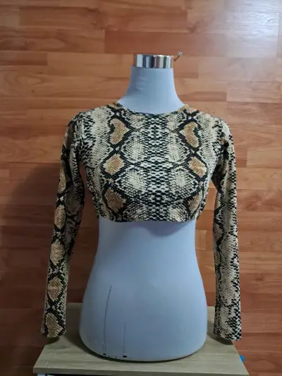 Crop top estampado animal - miniatura 1