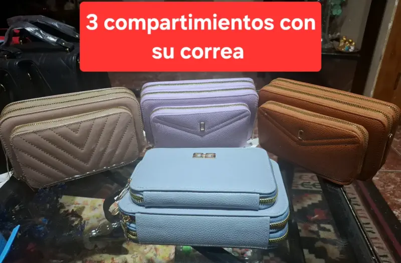 Carteras coloridas con correa - 5
