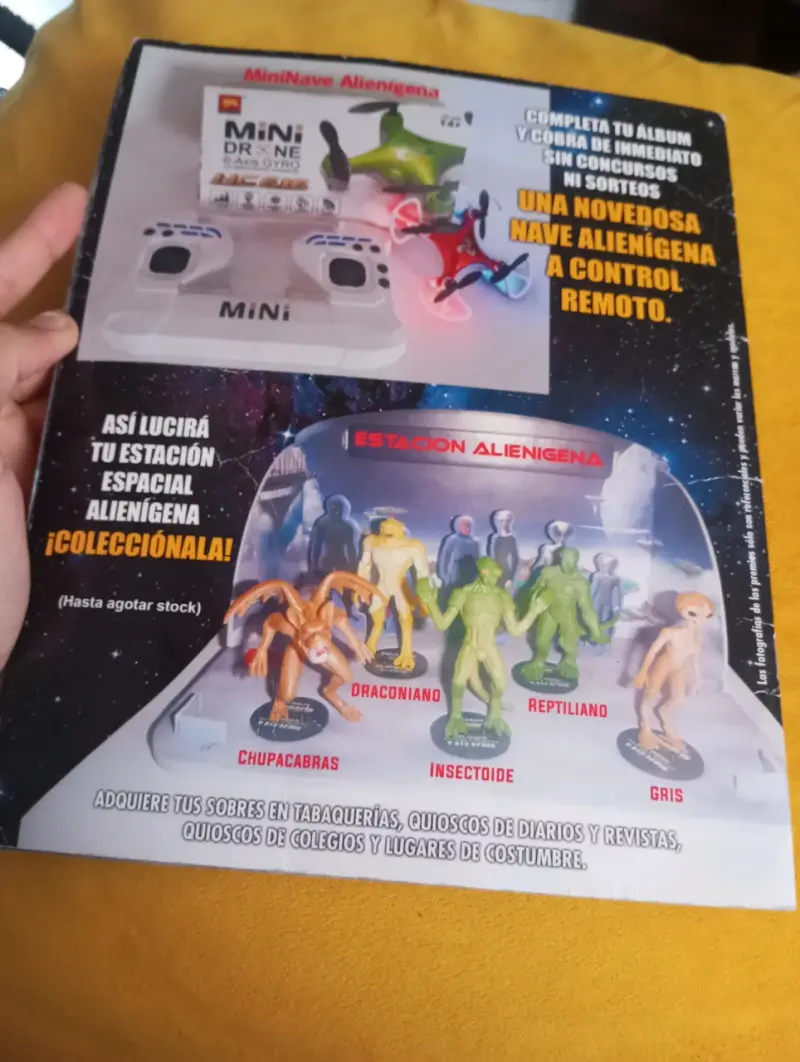 Álbum Invasión Alienígena - Editorial Rocarte (40% - 2