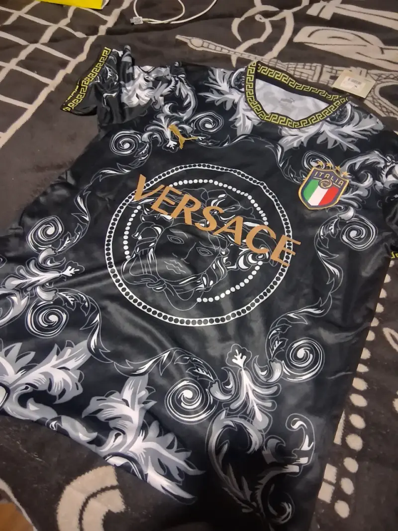 Polera Versace estampada Italia - 4