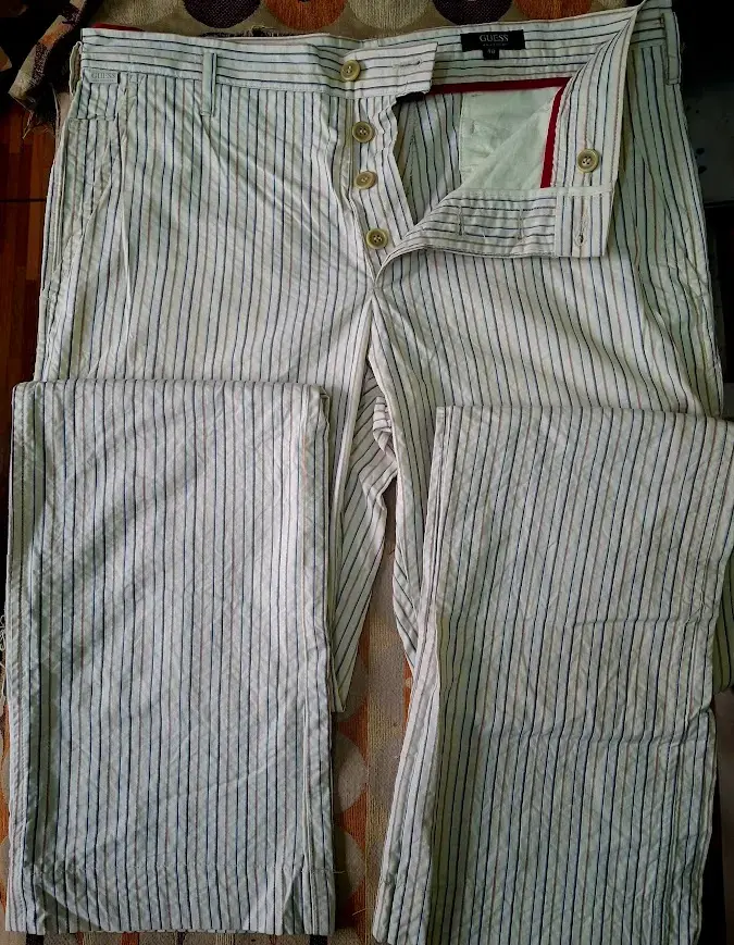 Pantalón rayado Guess - 1