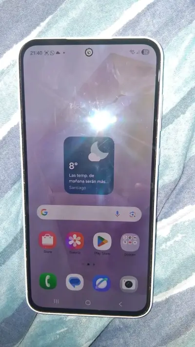 Smartphone Samsung blanco - miniatura 2