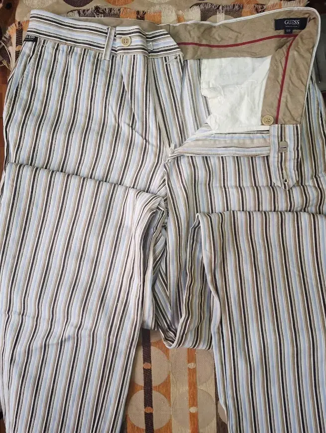 Pantalones de rayas Guess - 1