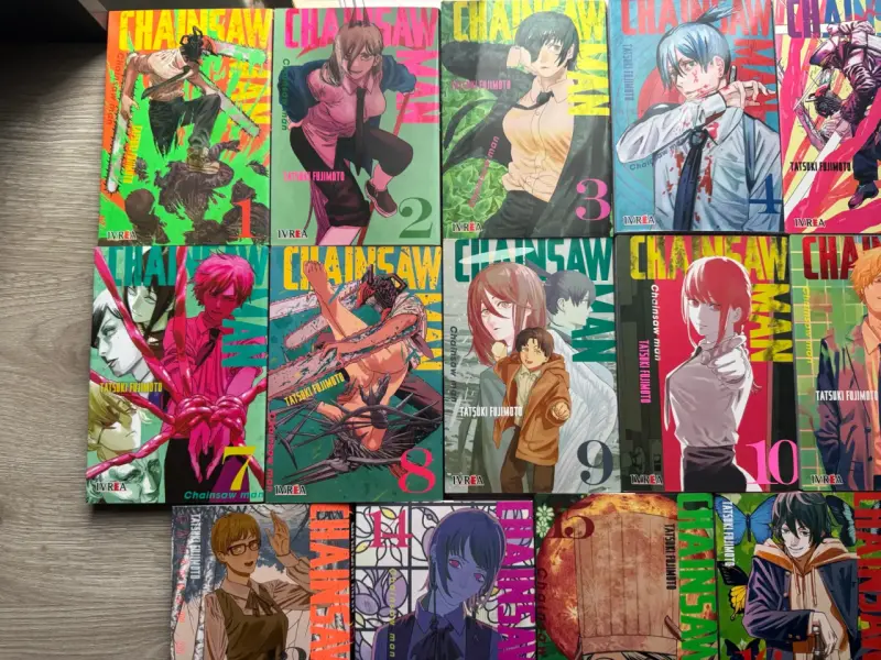 Set de mangas Chainsaw Man ivrea originales - 2