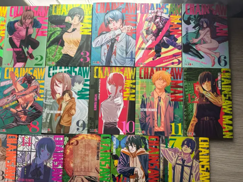 Set de mangas Chainsaw Man ivrea originales - 3