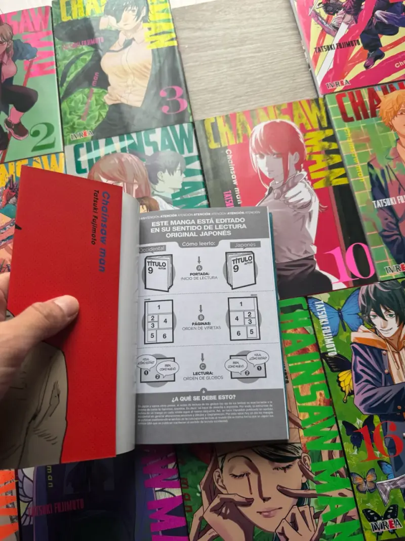 Set de mangas Chainsaw Man ivrea originales - 6