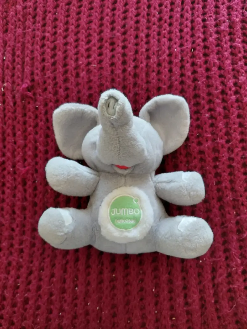 Peluche elefante gris Jumbo - 1