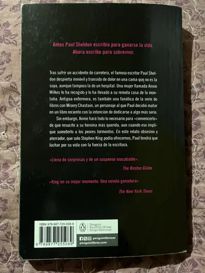 Libro 'Misery' de Stephen King - miniatura 2