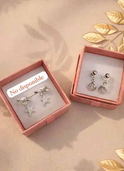 Aros brillantes en estuche - miniatura 4