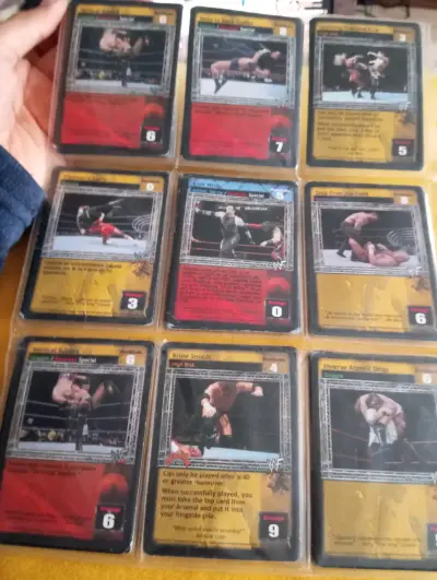 Lote 41 Cartas WWF Raw Deal TCG (Año 2000) Retro - miniatura 2