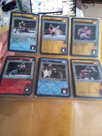 Lote 41 Cartas WWF Raw Deal TCG (Año 2000) Retro - miniatura 3