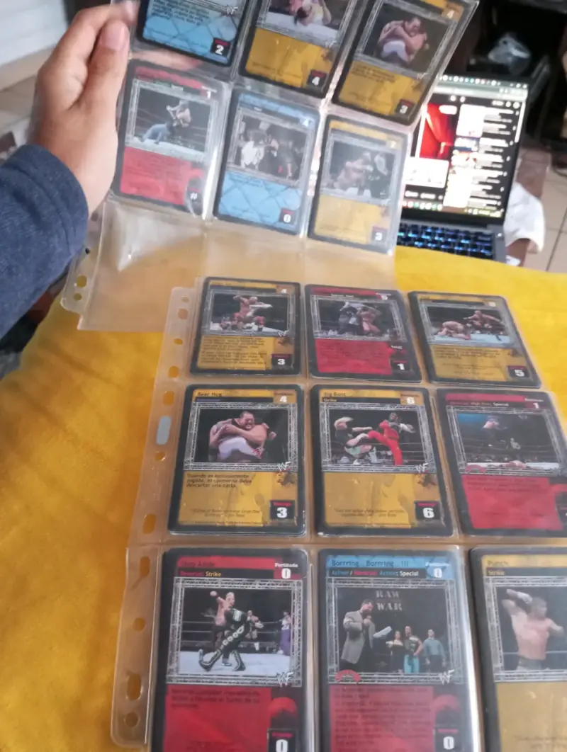 Lote 41 Cartas WWF Raw Deal TCG (Año 2000) Retro - 5