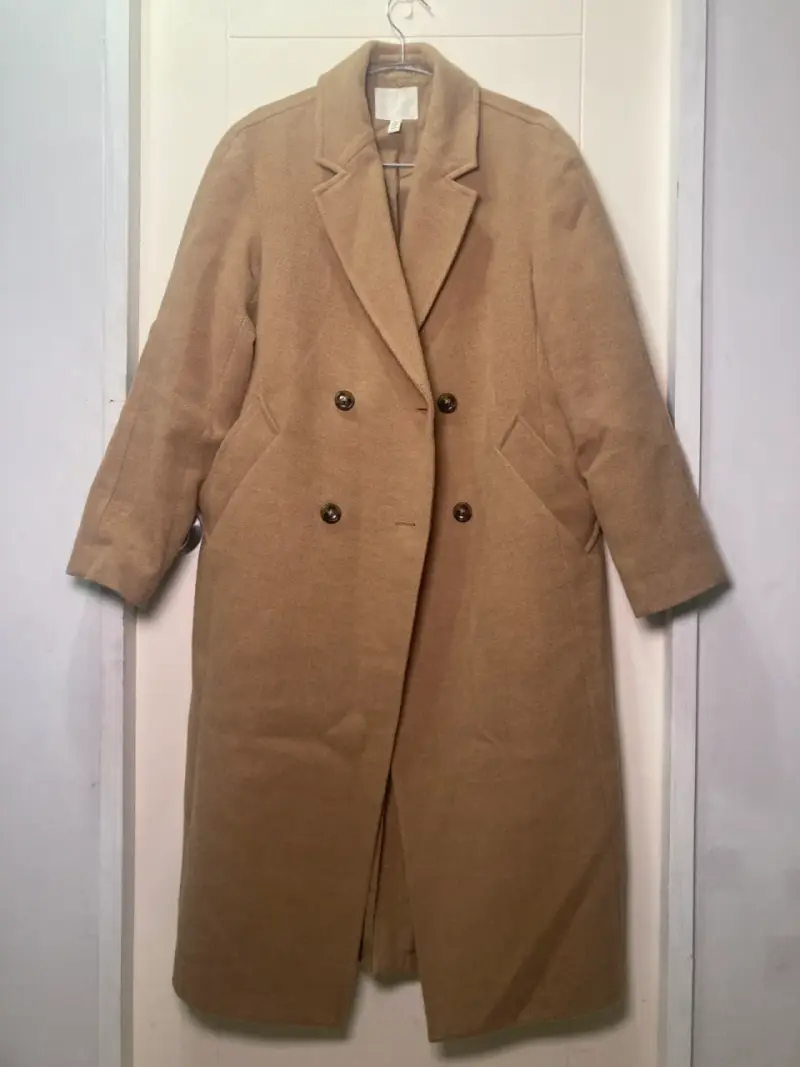 Abrigo largo camel H&M - 3