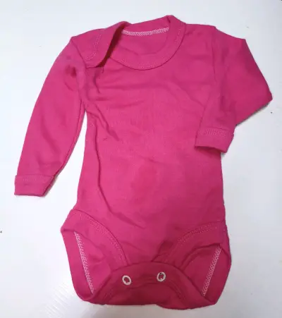 Body fucsia para bebé - miniatura 1
