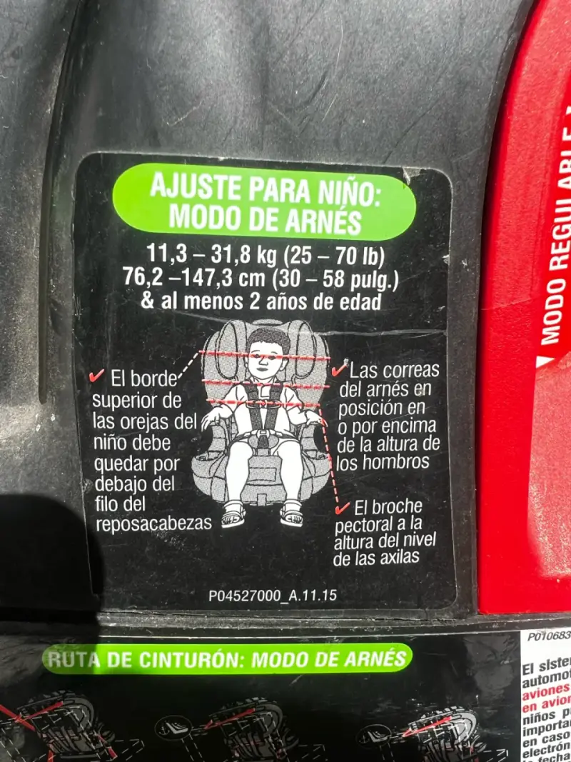 Silla de auto para niños negro - 3