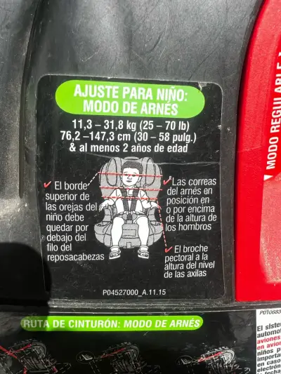 Silla de auto para niños negro - miniatura 3