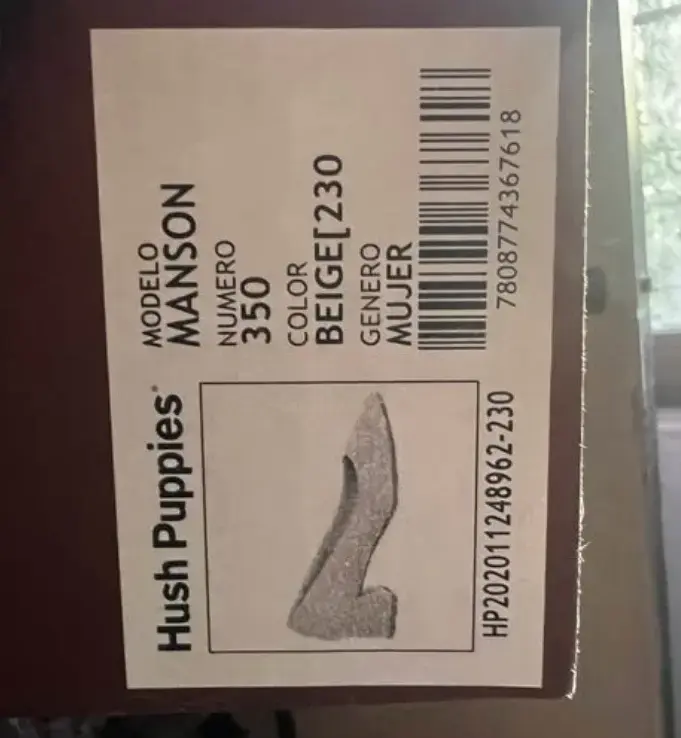 Zapatos beige de tacón bajo Hush Puppies - 5