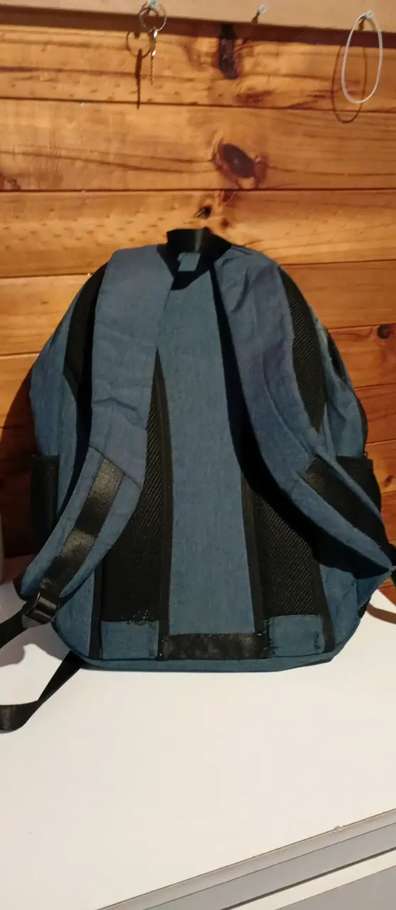 Mochila azul Bosi - 3
