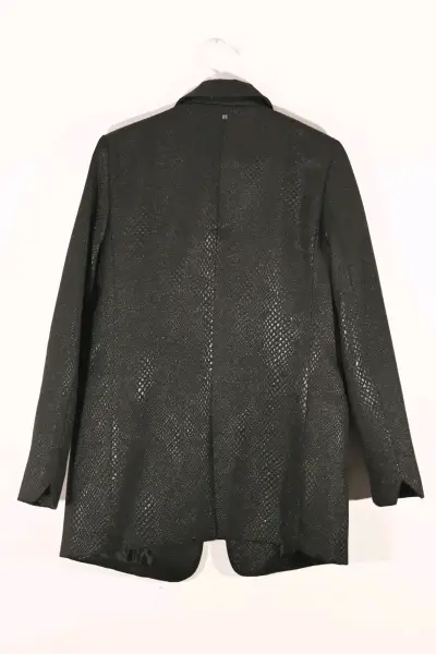 Blazer negro texturizado - miniatura 2