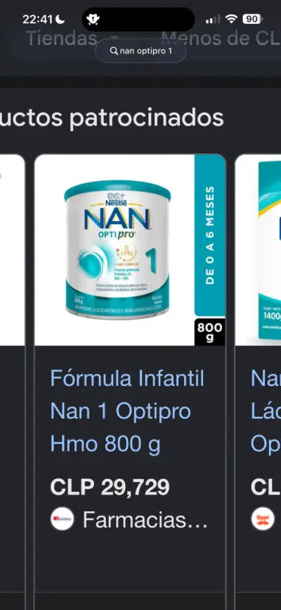 Fórmula Infantil Nan Optipro 800g - miniatura 1