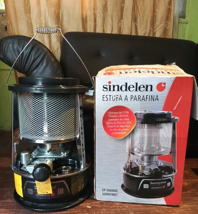 Estufa a parafina Sindelen calienta en 360 grados - 2
