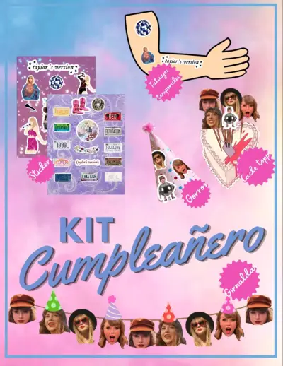 Kit cumpleaños Taylor's Version - miniatura 1