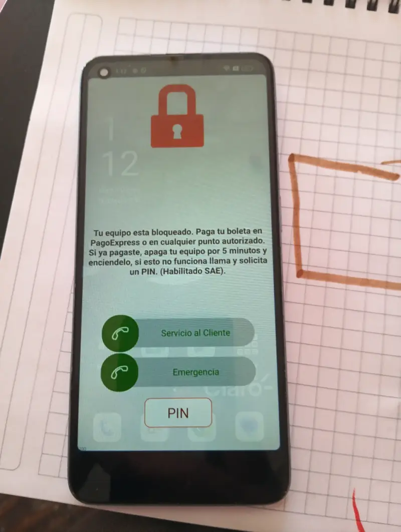 Oppo reno 7 bloqueado por mora - 1