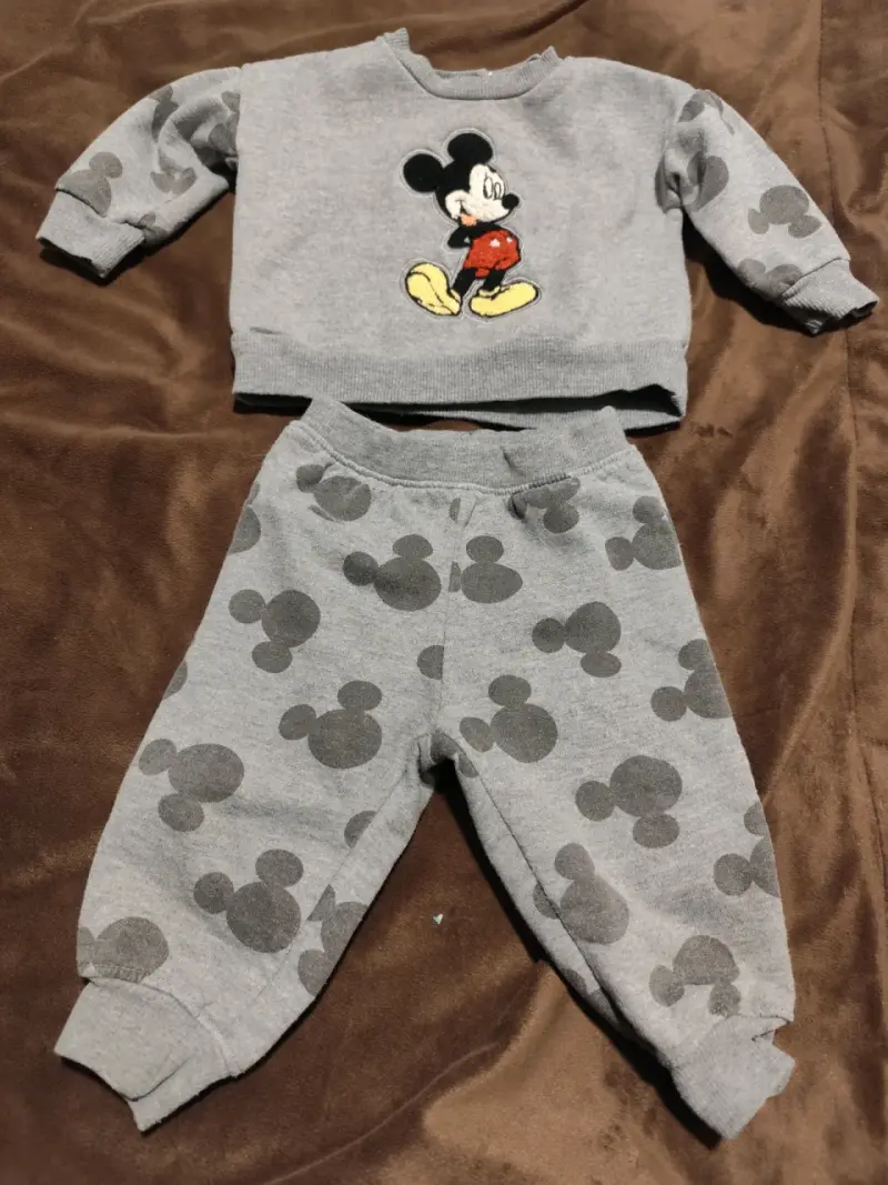 Conjunto de niños Mickey gris - 1