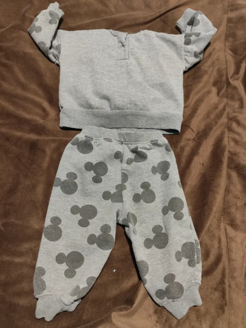 Conjunto de niños Mickey gris - 2