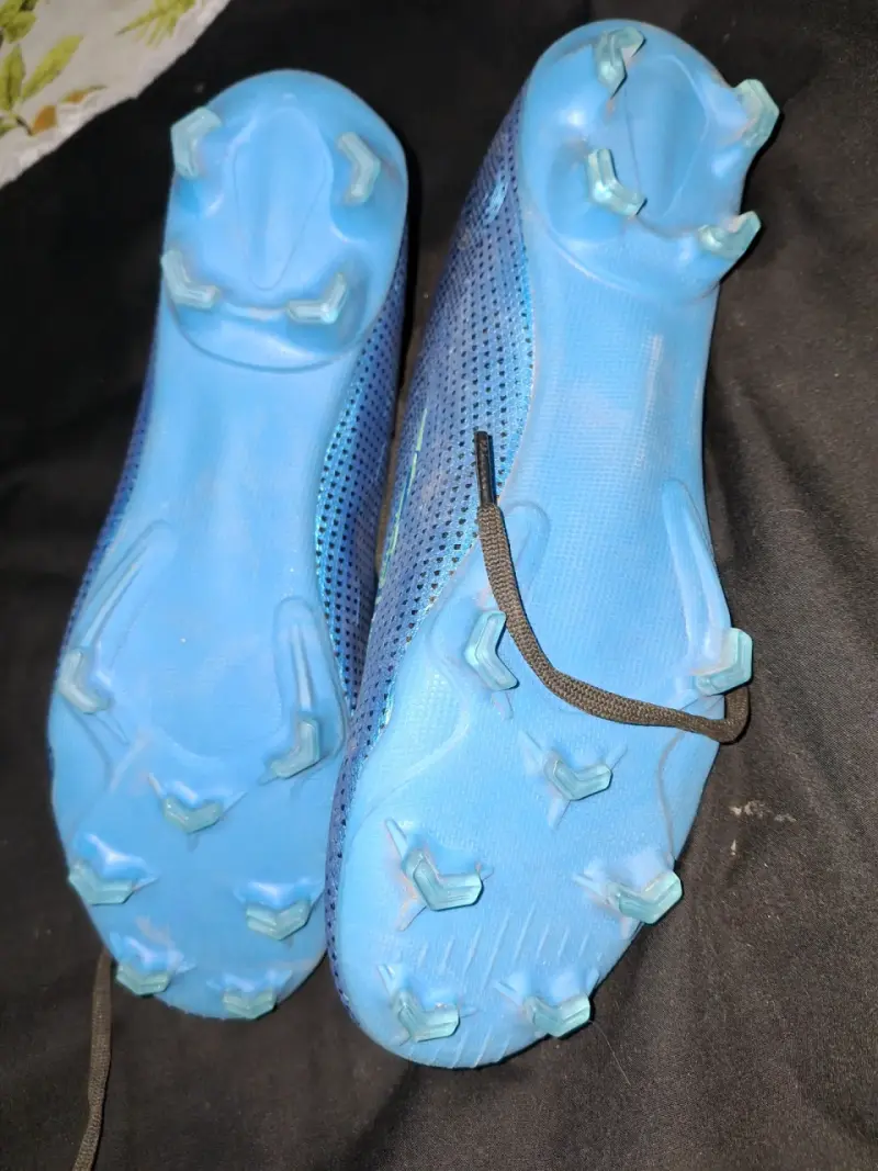 Zapatillas deportivas azul y negro - 4