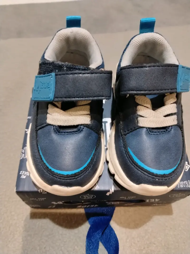 Zapatillas deportivas infantiles azul - 2