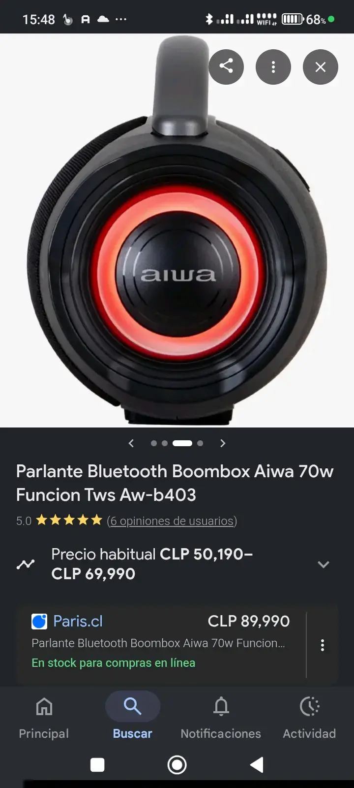 Parlante Bluetooth Aiwa 70W - 2